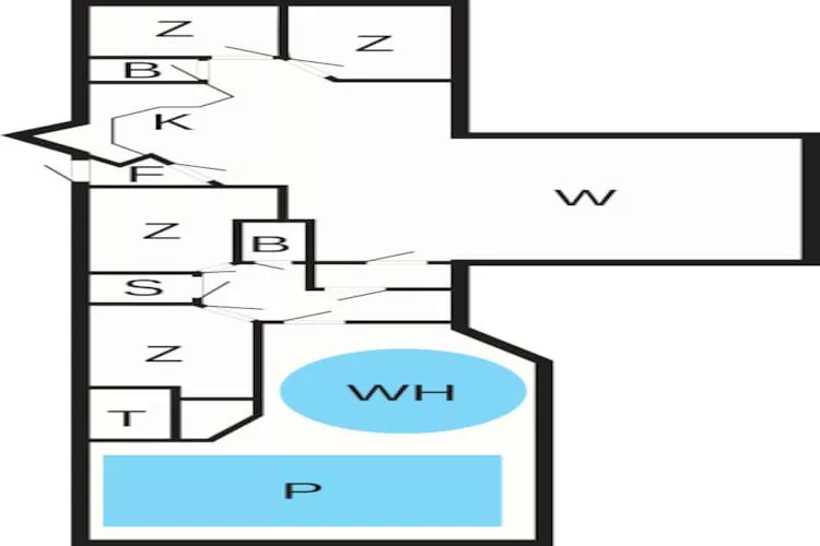 4 star holiday home in Blåvand - Floor plan