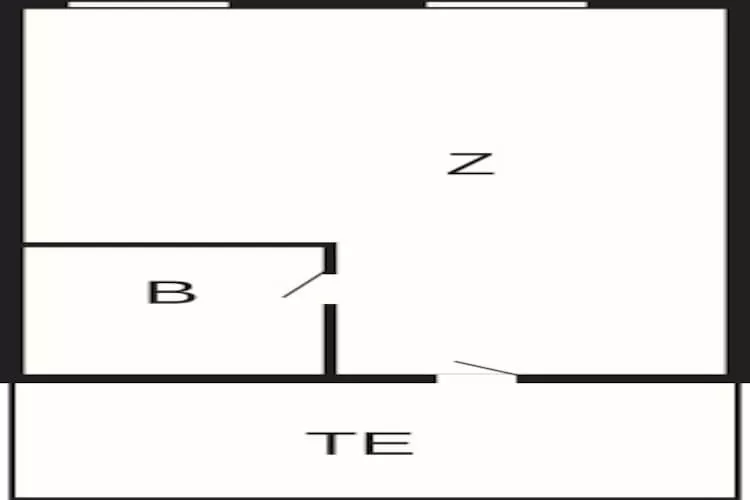 3 personers værelse 20m² - Floor plan