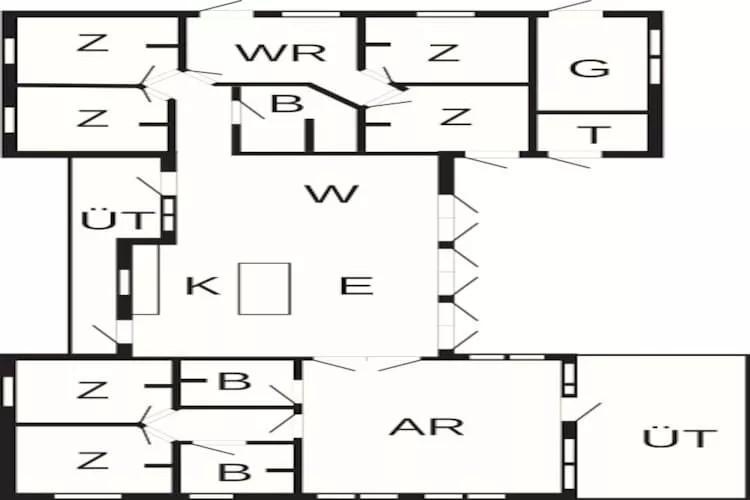 5 star holiday home in Ansager - Floor plan