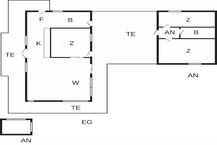 4 etoiles maison de vacances a Ålbæk - Plan