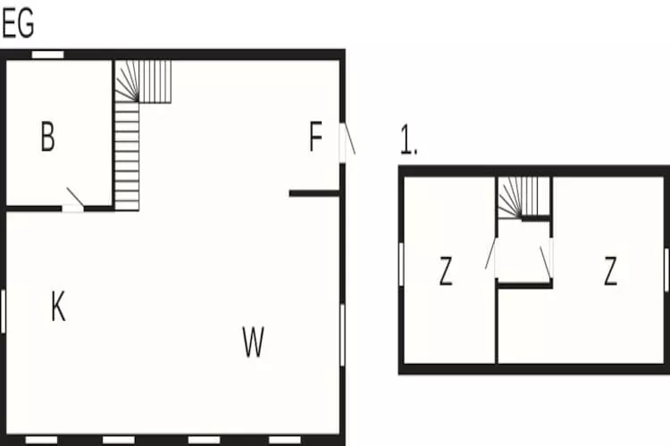 4 etoiles maison de vacances a Burgsvik - Plan
