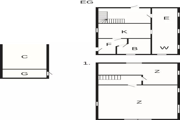 5 person holiday home in Snedsted - Floor plan