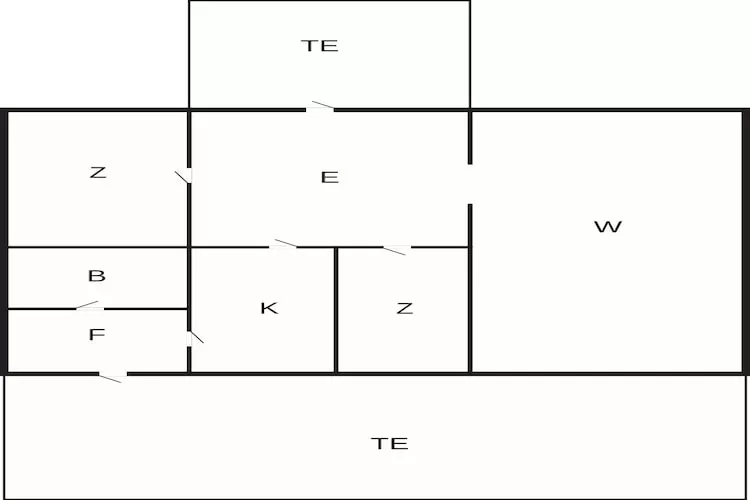 4 star holiday home in Løkken - Floor plan