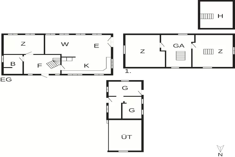 5 Sterne Ferienhaus in Løkken - Grundriss