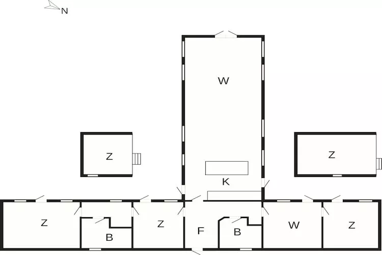 4 etoiles maison de vacances a Liseleje - Plan