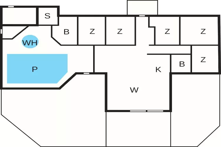 4 star holiday home in Vig - Floor plan