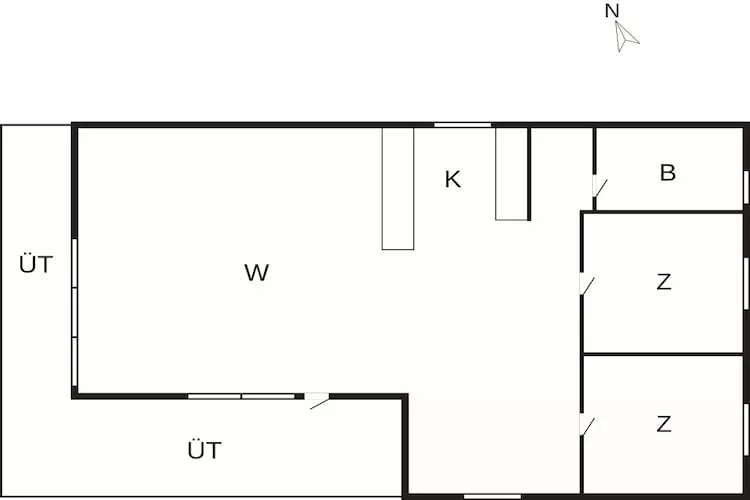 Maison de vacances pour famille au Danemark - Plan