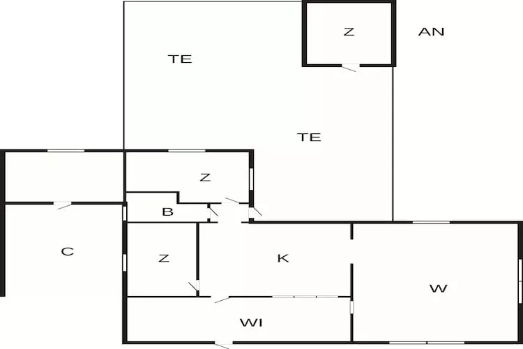 Familienferienhaus am Meer - Grundriss