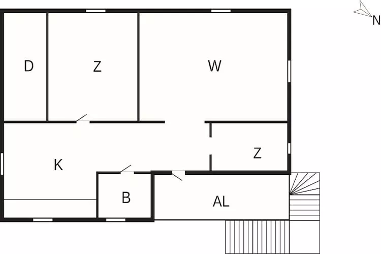 Appartement familial en bord de mer - Plan