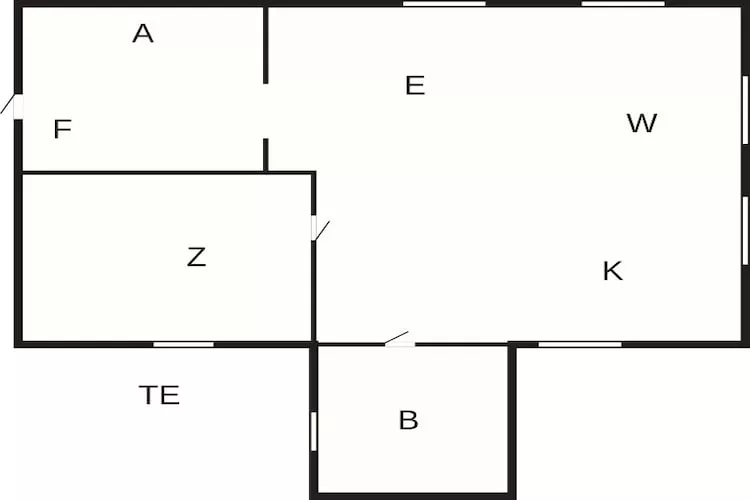4 person holiday home in ULLARED - Floor plan