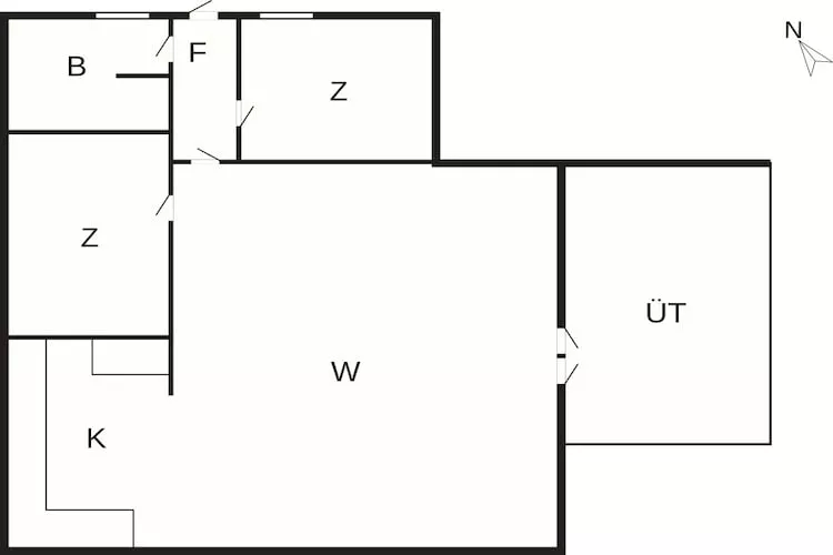 Maison de vacances pour 5 a Silkeborg - Plan