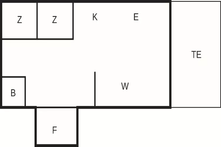 Peaceful Cabin Retreat by Lake Gopen - Floor plan