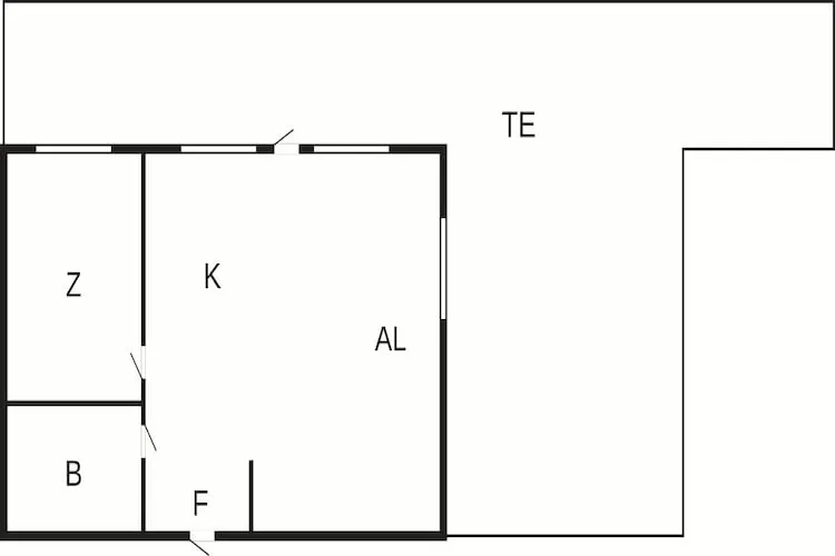 Ferienhaus mit Meerblick und Sauna - Grundriss