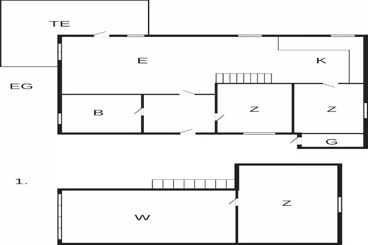 5 etoiles maison de vacances a Farsø - Plan