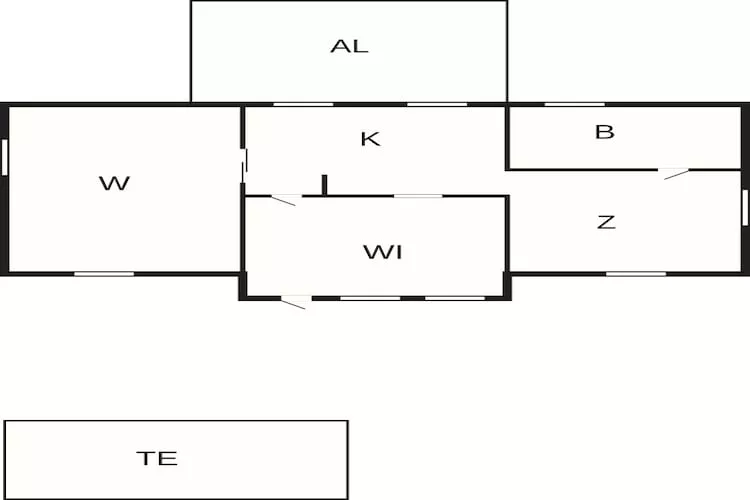 Gemütliches Gästehaus in der Nähe von Orkelljunga - Grundriss