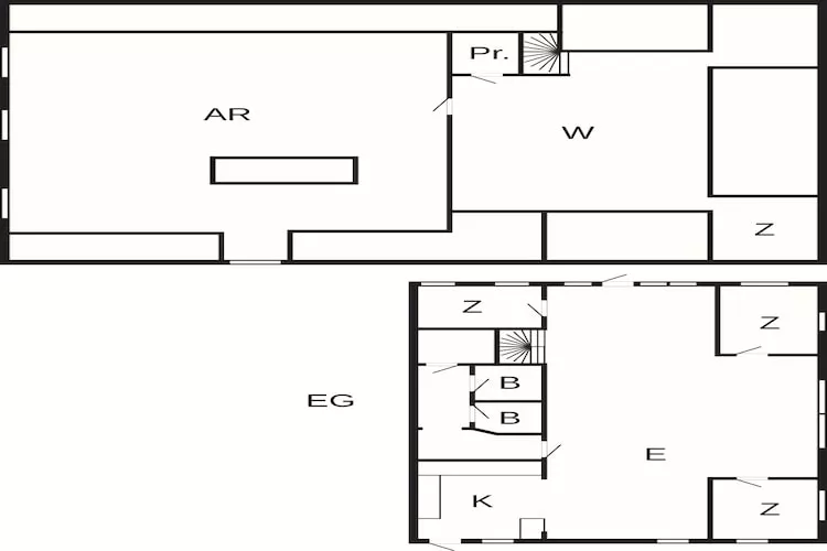 4 etoiles maison de vacances a Henne - Plan