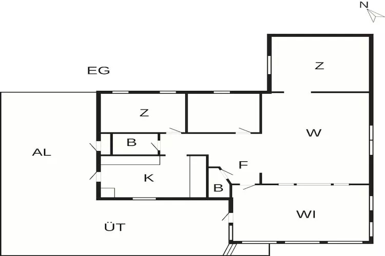 Maison de vacances pour 6 a HÖRBY - Plan