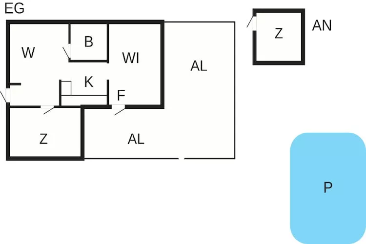 4 star holiday home in HÖLLVIKEN - Floor plan