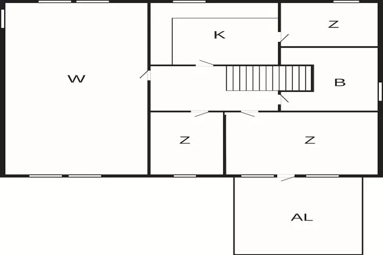 4 star holiday home in Brønderslev - Floor plan
