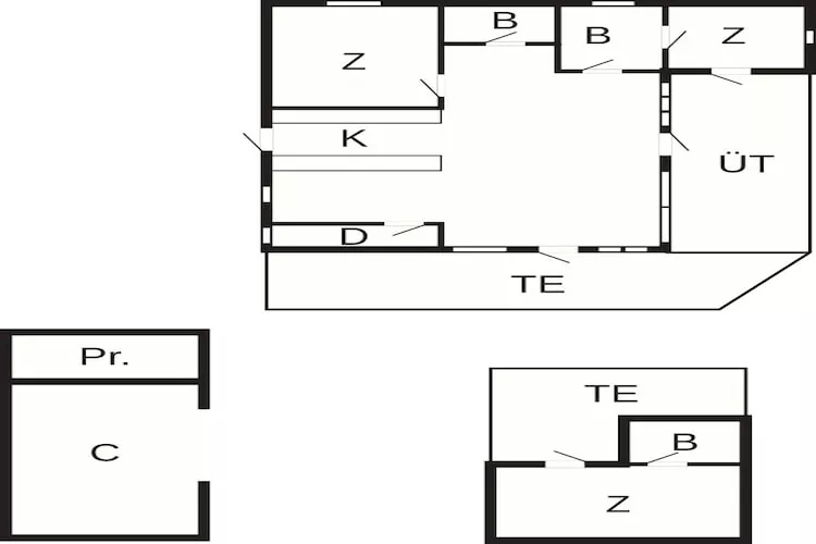 4 Sterne Ferienhaus in Hals - Grundriss
