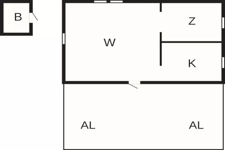 2 person holiday home in FäRENTUNA - Floor plan