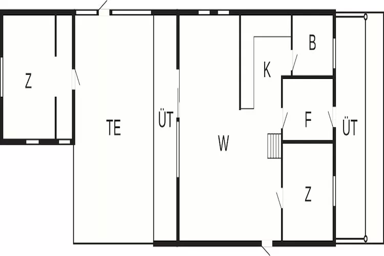 4 star holiday home in Karrebæksminde - Floor plan