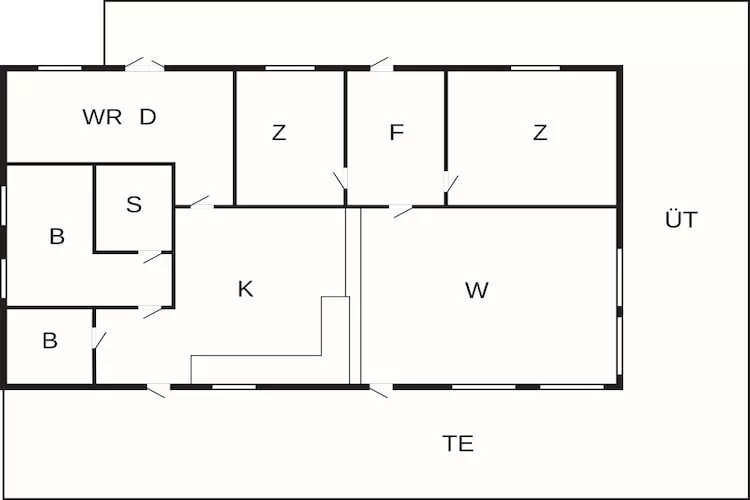 Maison de vacances pour 4 a TANA - Plan