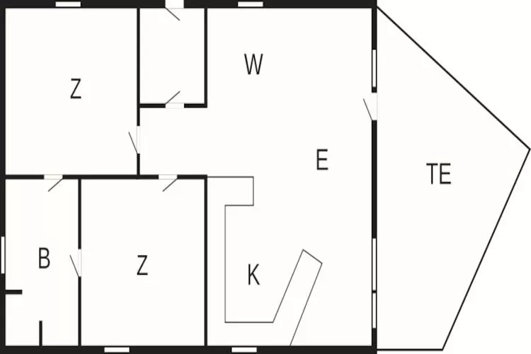 4 Sterne Ferienhaus in FRIEDRICHKOOG - Grundriss