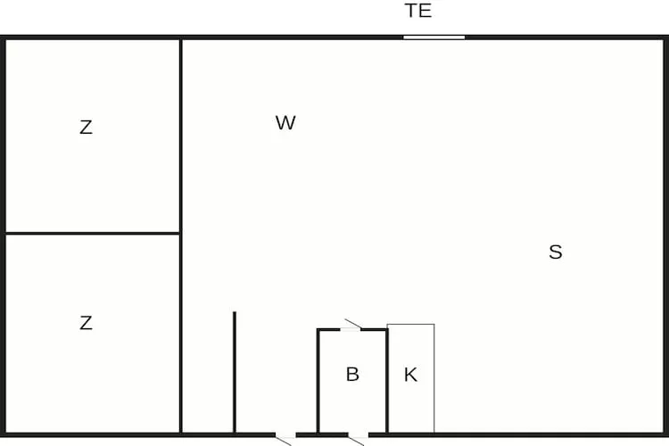 4 star holiday home in Hornbæk - Floor plan