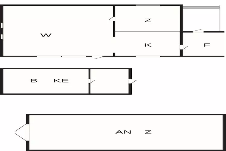 Maison de vacances pour 6 a LEKSVIK - Plan