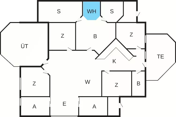 4 star holiday home in FRIEDRICHKOOG - Floor plan