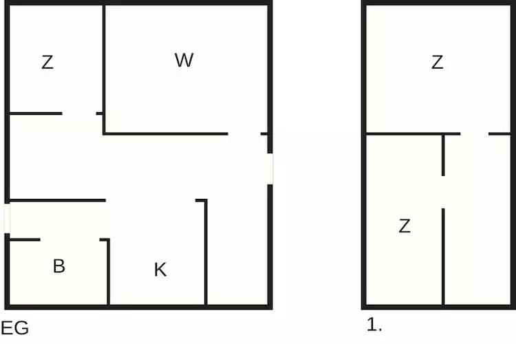 5 person holiday home in FLISBY - Floor plan