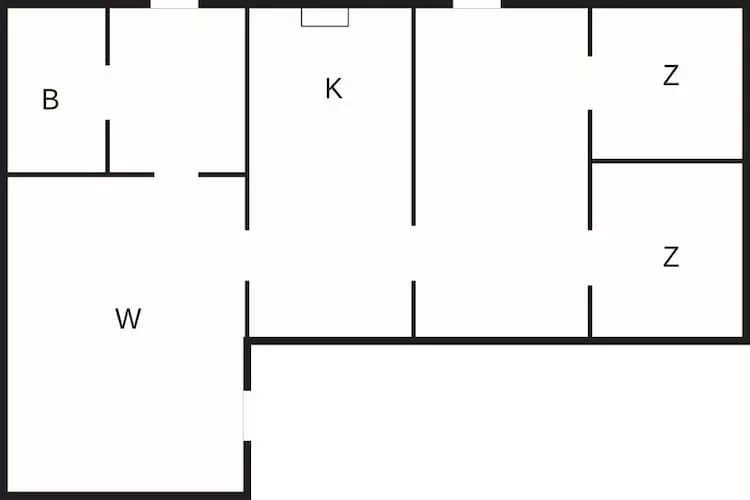 4 star holiday home in Gilleleje - Floor plan