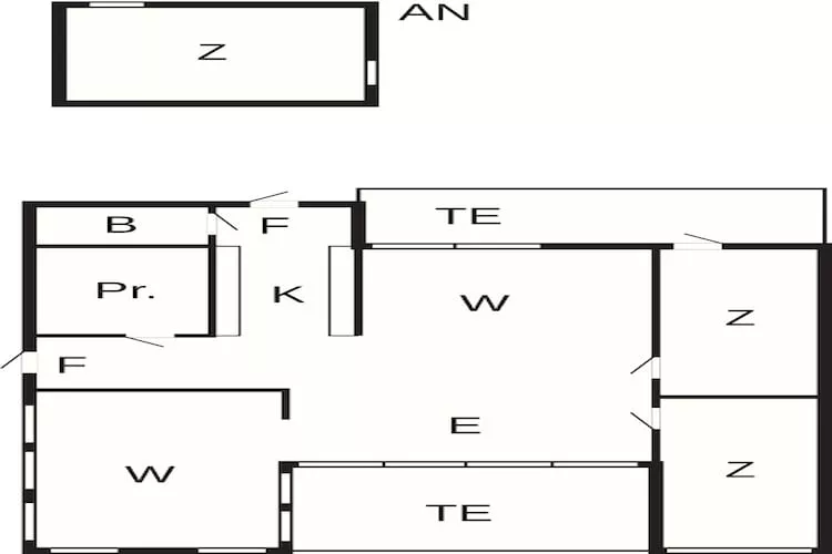 4 etoiles maison de vacances a SÖLVESBORG - Plan