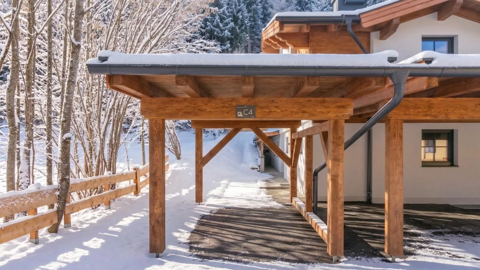 Tauernlodge Eben C4 - Außenbereich Winter