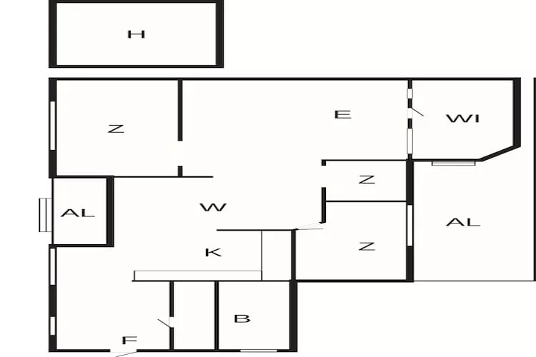 4 star holiday home in VÄRNAMO - Floor plan