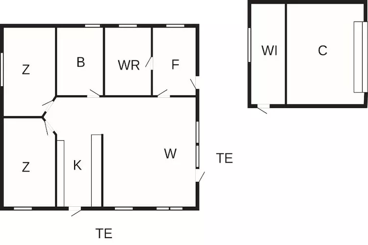 4 etoiles maison de vacances a Esbjerg V - Plan