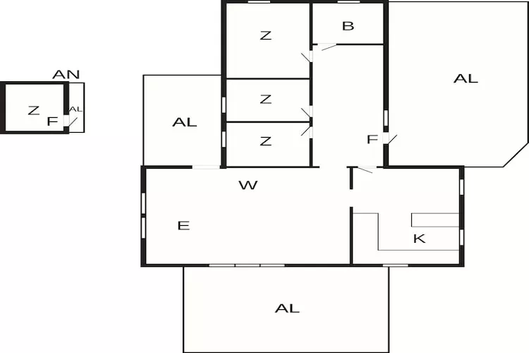 6 person holiday home in LÖTTORP - Floor plan