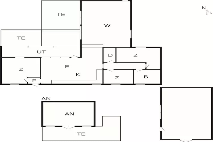 8 person holiday home in Vejby - Floor plan