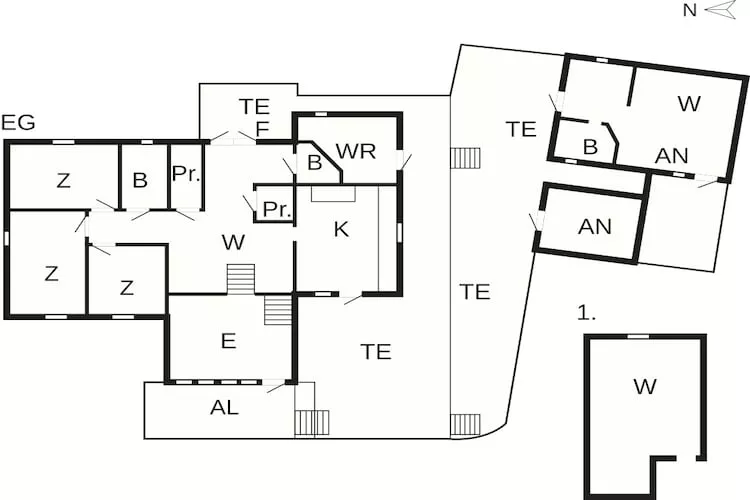 5 etoiles maison de vacances a BRäNNö - Plan
