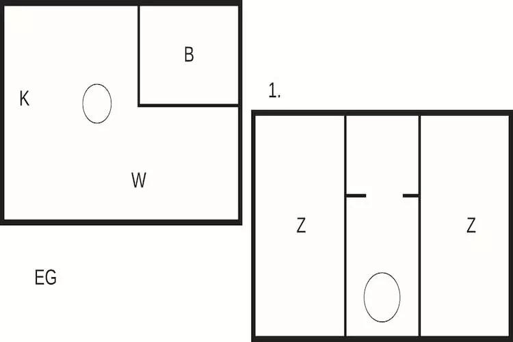 Maison de vacances pour 6 a Samsø - Plan