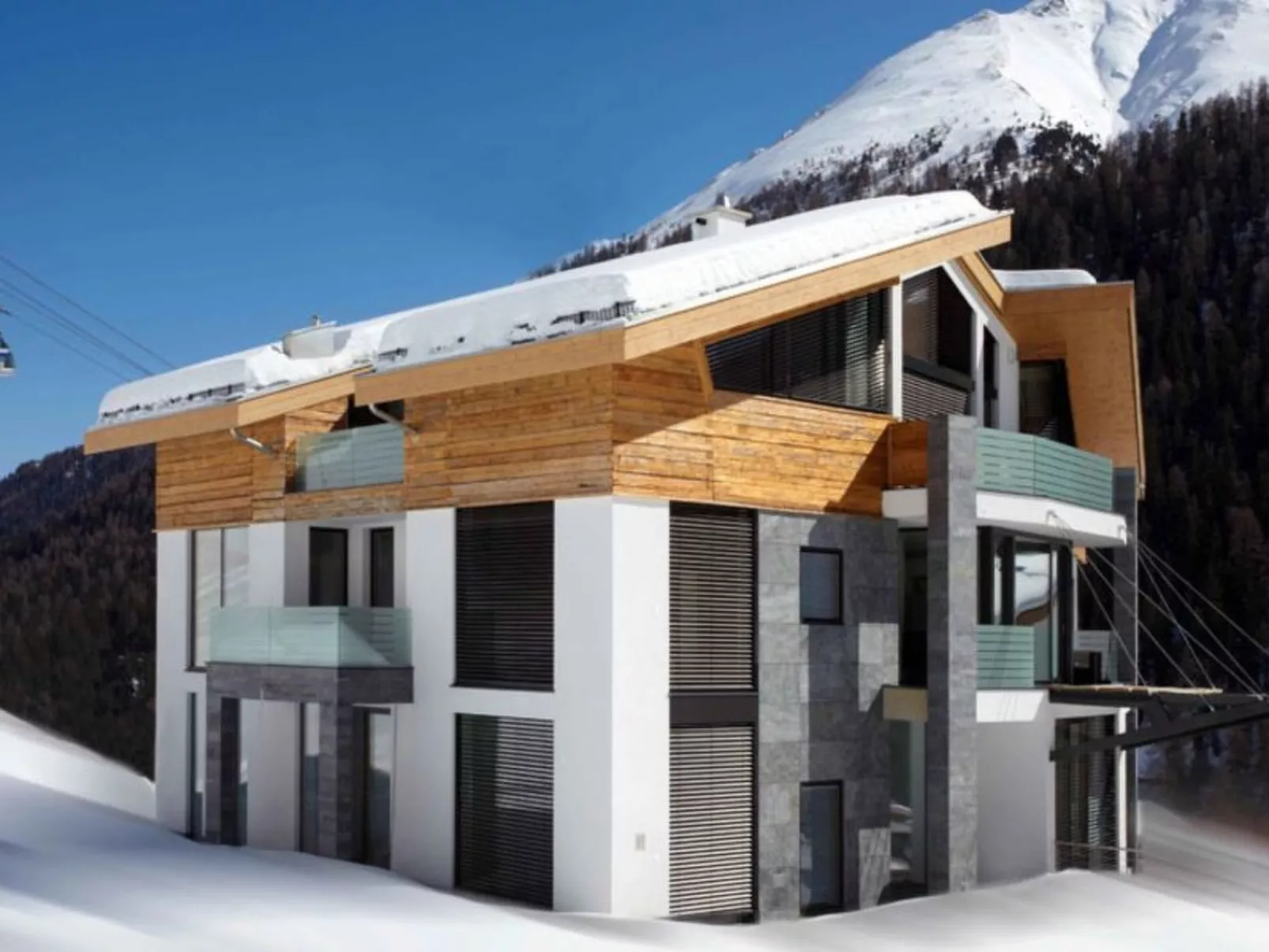 Alpinlodge & spa*****, (Samnaun-Ravaisch). - Draußen