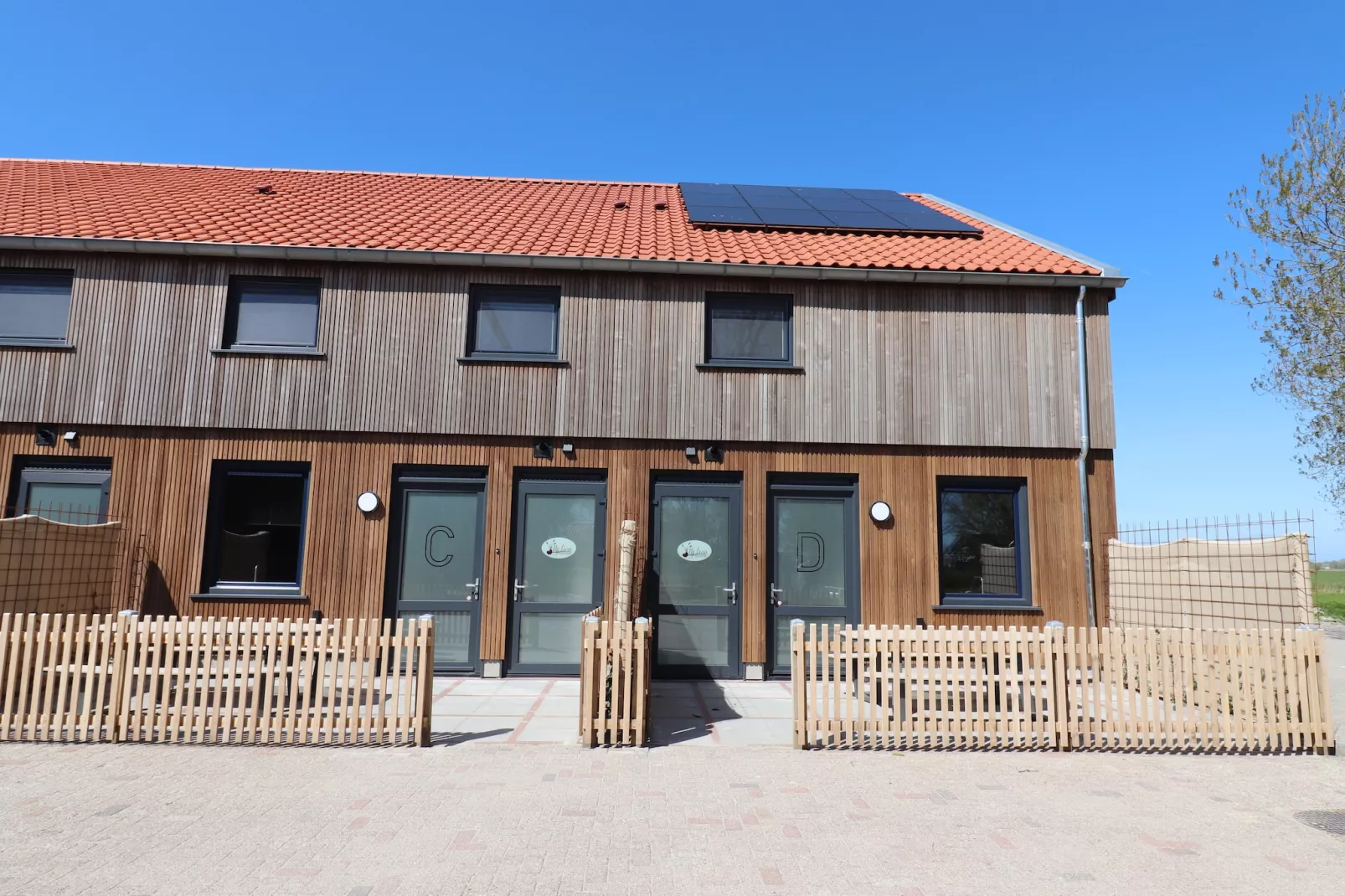 Moderne villa op het Friese platteland