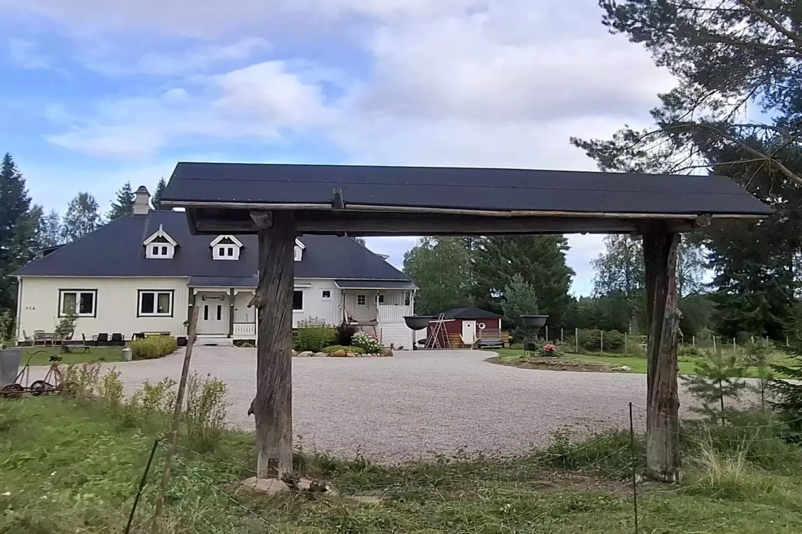 5 Sterne Ferienhaus in SKATTUNGBYN ORSA - Im Freien