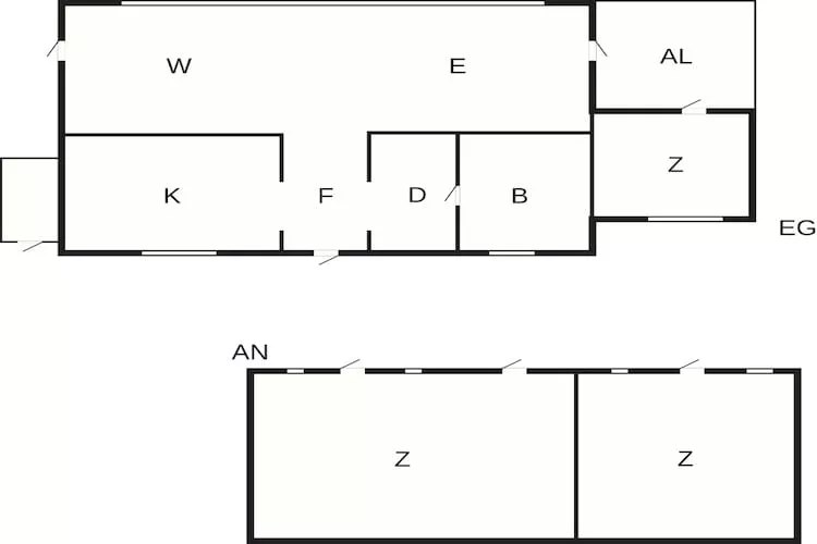 Maison de vacances pour 6 a SÖLVESBORG-By Traum - Plan