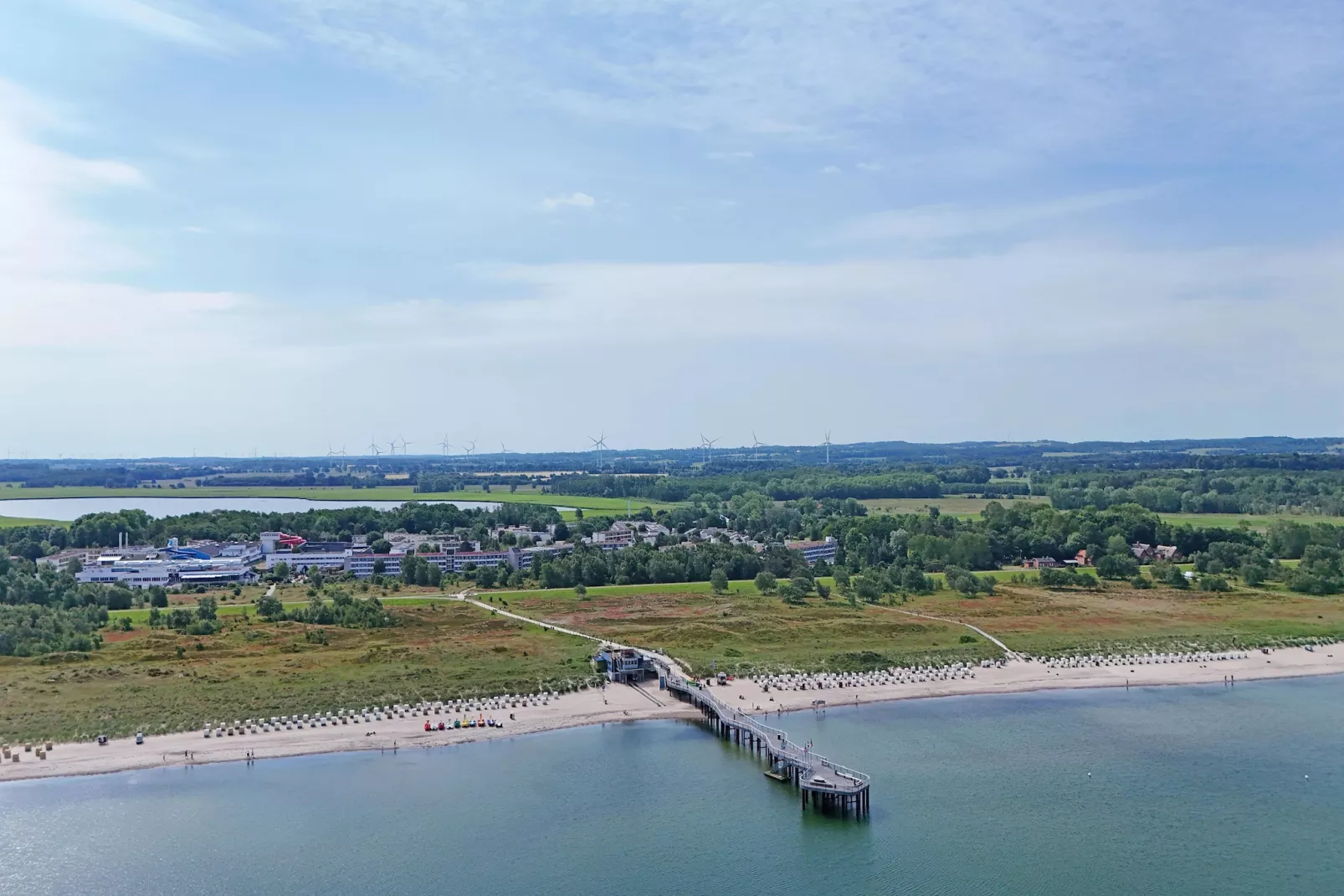 1-Zimmer-Apartment "An der Düne" 25 qm - Außenbereich Sommer