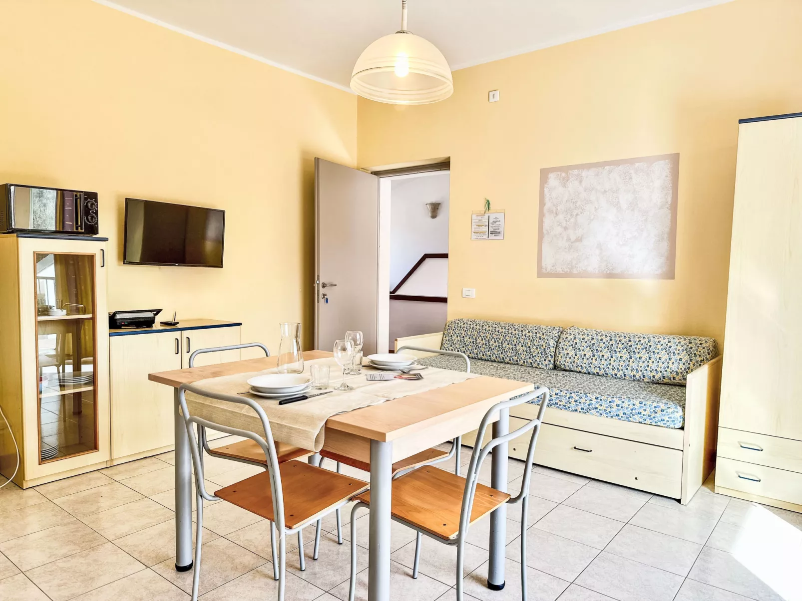 Wohnung in Costermano mit privatem Parkplatz - Dedans