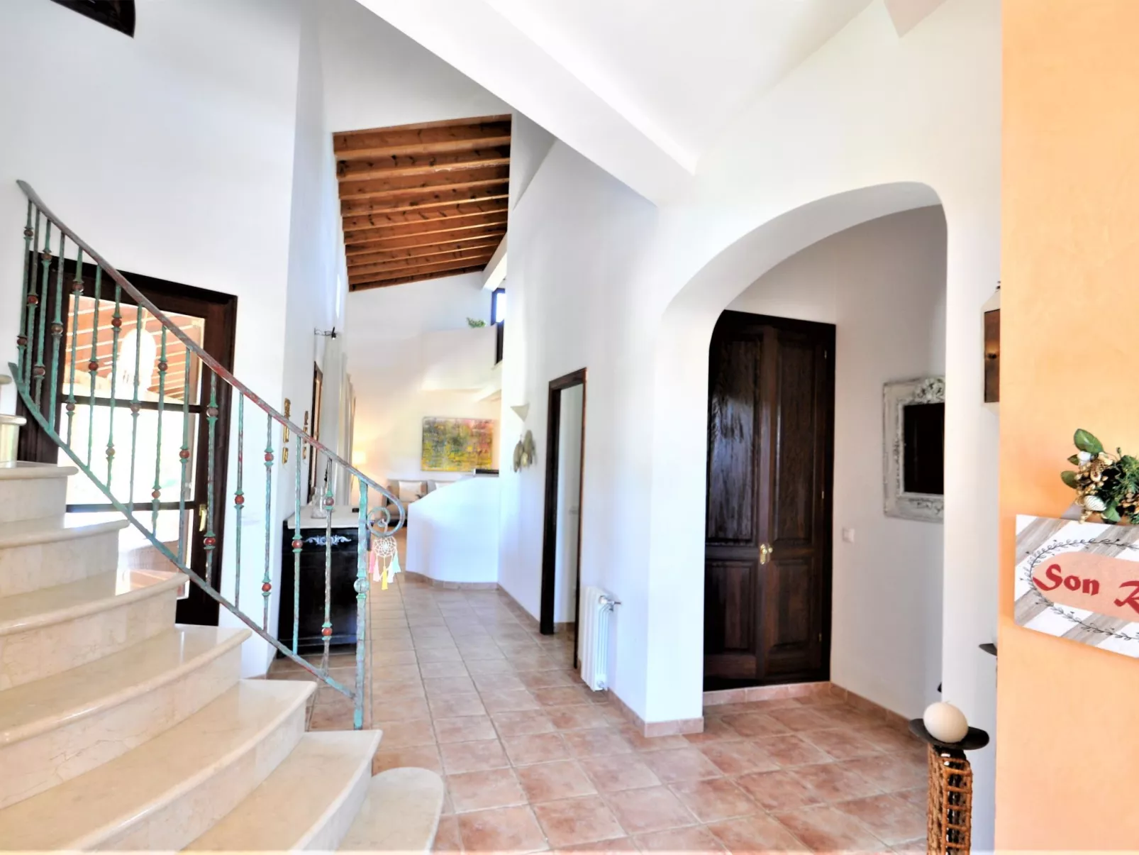 Villa SON RUBI en Selva (Serra de Tramuntana) con barbacoa y piscina privada- V - Draußen