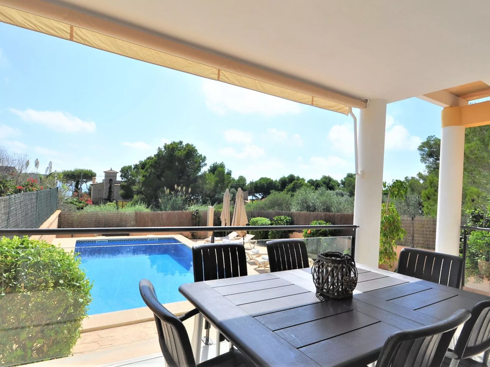 Preciosa villa con vistas al mar, piscina privada, aire acondicionado y wifi id - Draußen