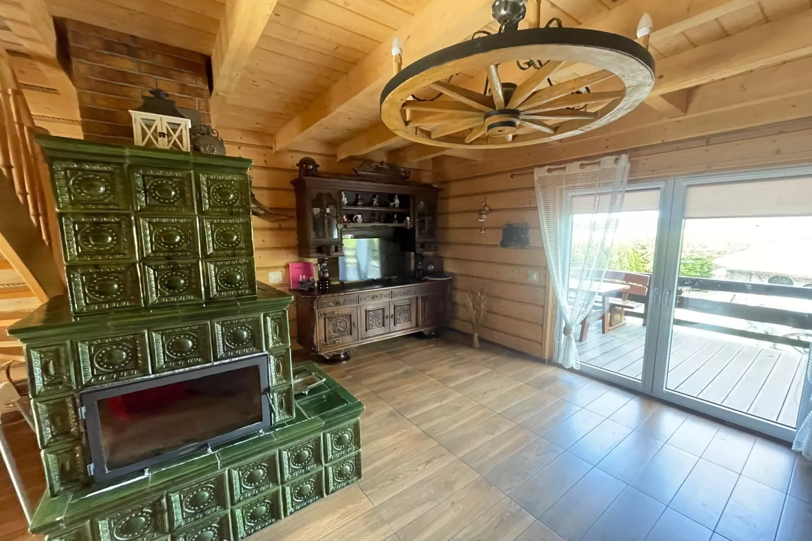 	Dom wakacyjny nad jeziorem Goszcza w Lubrzy dla max 5 osób - Living room